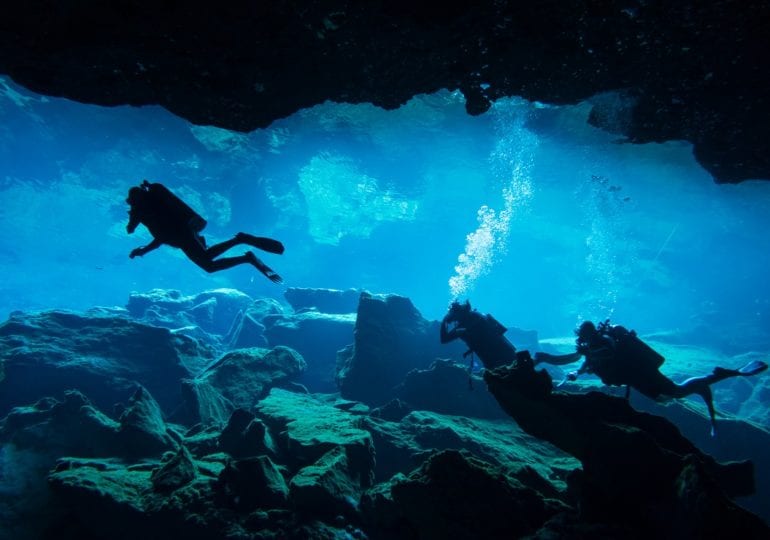 Hilfsmittel gegen die Ängste unter Wasser