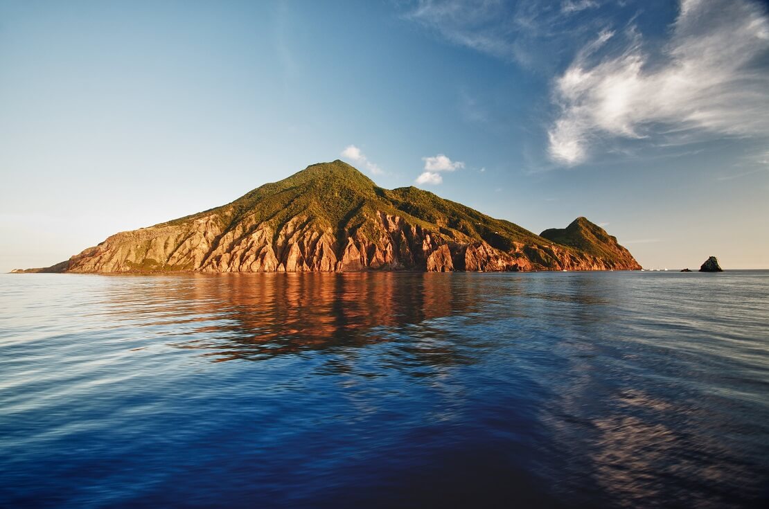 Insel Saba in der Karibik