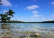 Der Stechlinsee beeindruckt durch seine klare Sicht