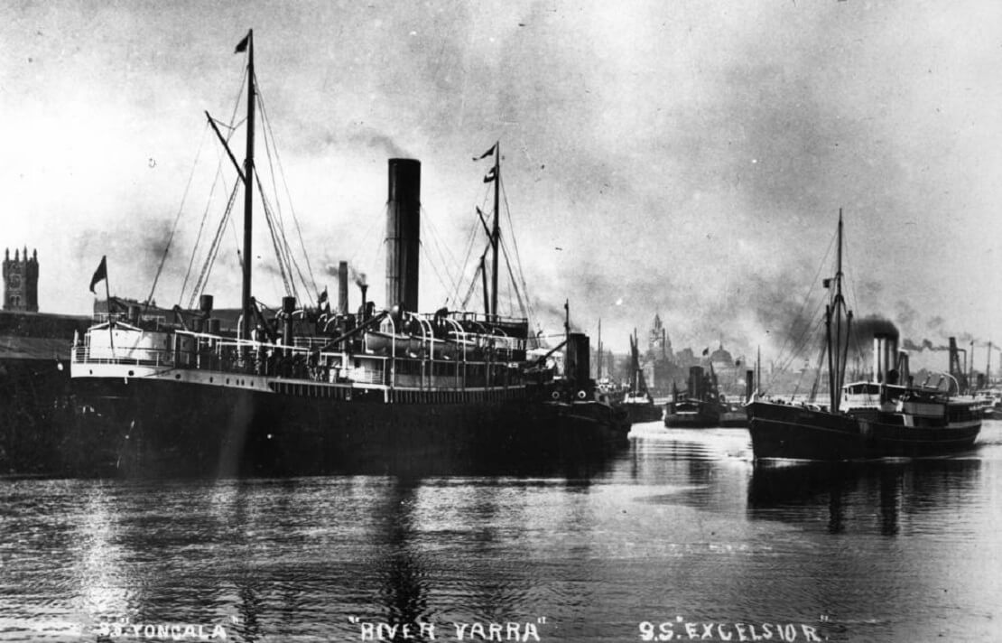 Die SS Yongala auf dem Yarra River