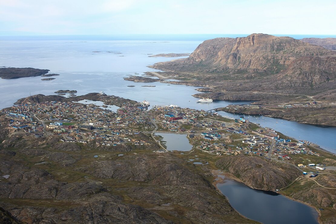 Sisimiut im Südwesten Grönlands