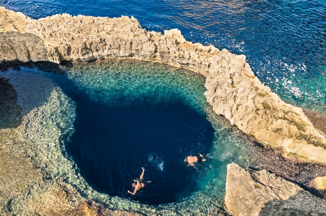 Das Blue Hole mit den Azure Window