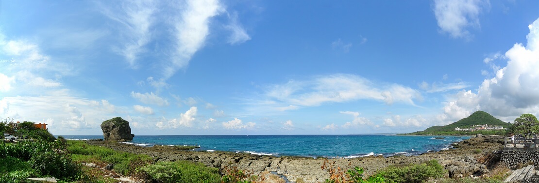 Die Küste und der Sail Rock in Hengchun