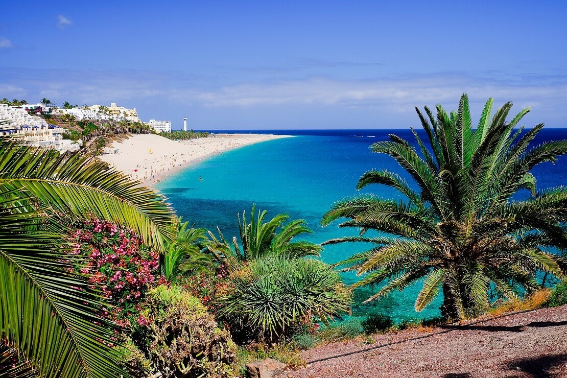 Der Strand von Morro Jabre in Fuerteventura