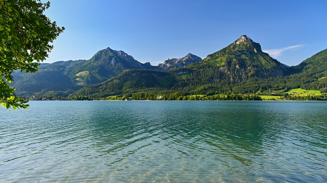 Der Wolfgangsee in Österreich