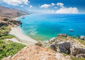 Preveli Beach Kreta von oben